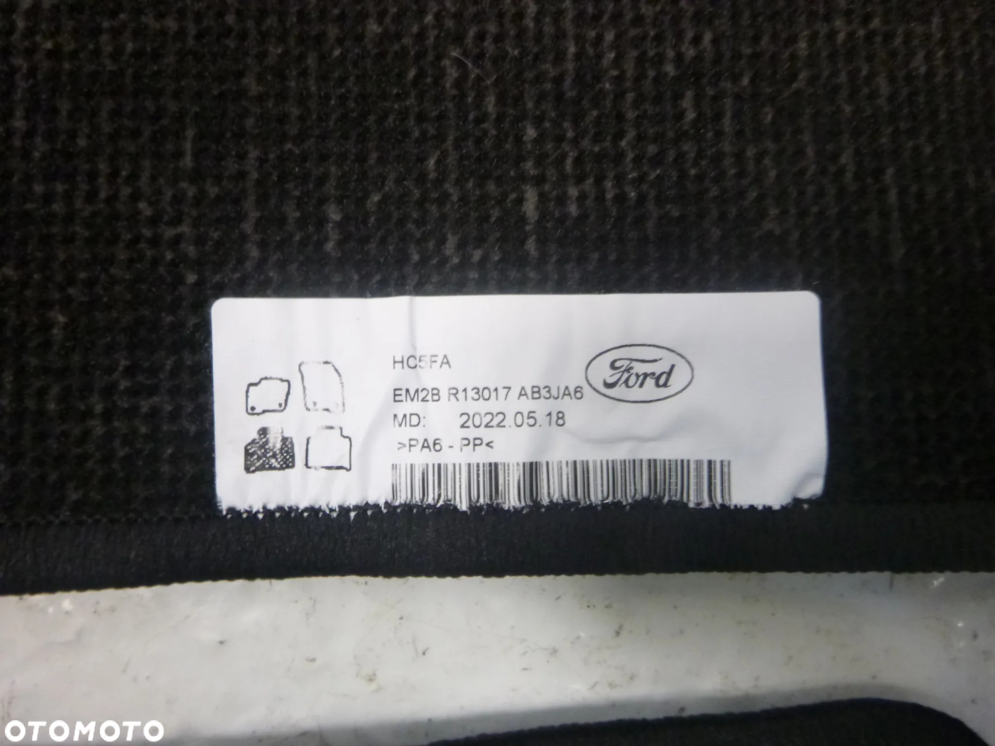 DYWANIKI WYCIERACZKI WELUROWE FORD MONDEO 5 V - 5