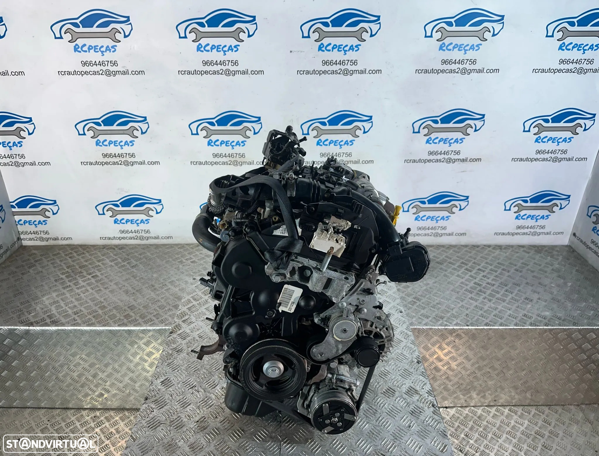 .Motor Completo Volvo Ford Mazda PSA Peugeot Citroen 1.6 D CD TDCi 8v D4162T AV6Q-6007-AC Continental Siemens - 8