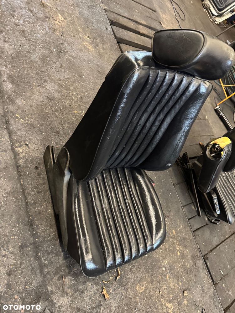 Mercedes w124 w 124 fotel pompowany grzany fotel z podłokietnikiem fotele kierowcy pasażera skórzany skórzane skóra fotel grzany  do Mercedesa - 1