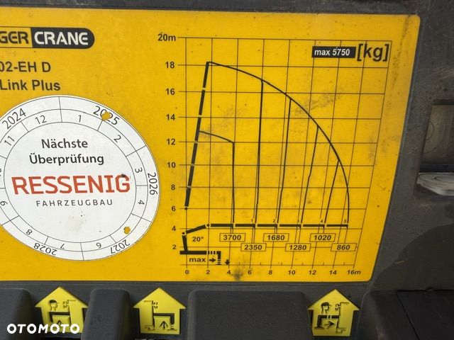 Palfinger HDS Palfinger PK18002EH 5 wysuwow hydraulicznych sterowanie radiowe - 8