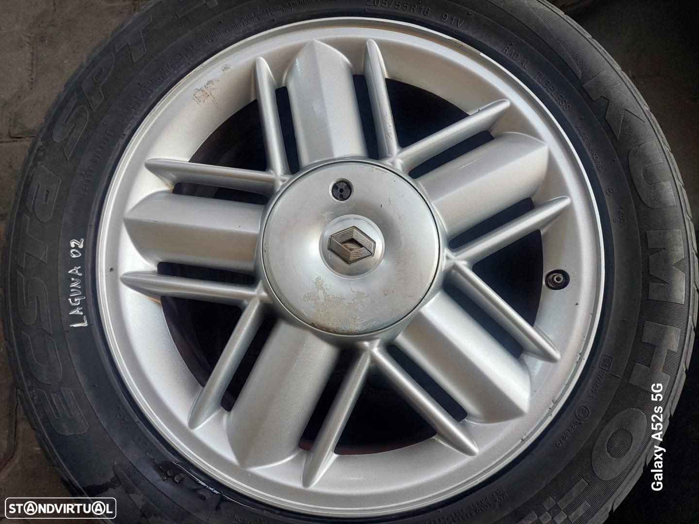 Jantes Renault R16 com pneus 205/55 furação 5x108 - 4