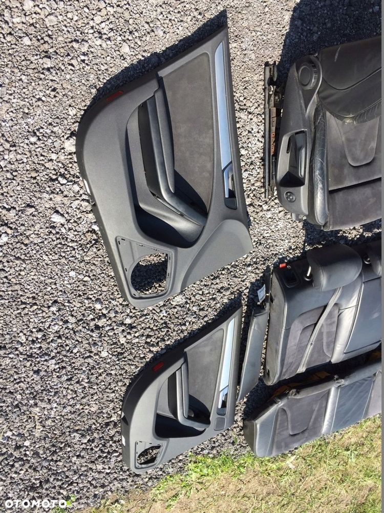 AUDI A4 B8 FOTELE KANAPA PÓŁSKÓRA ALCANTARA S-LINE - 5