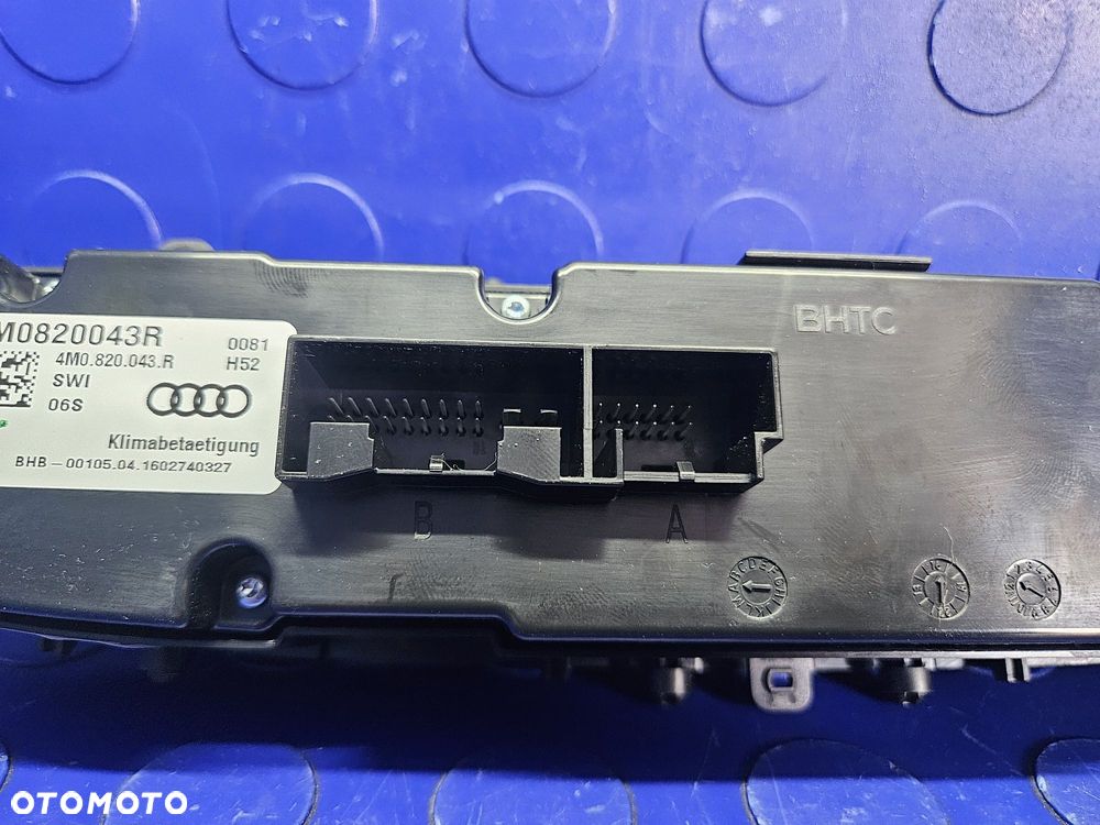 PANEL klimatyzacji AUDI Q7 4M panel sterownik klimatyzacji ORYGINAŁ 4M0820043R - 8