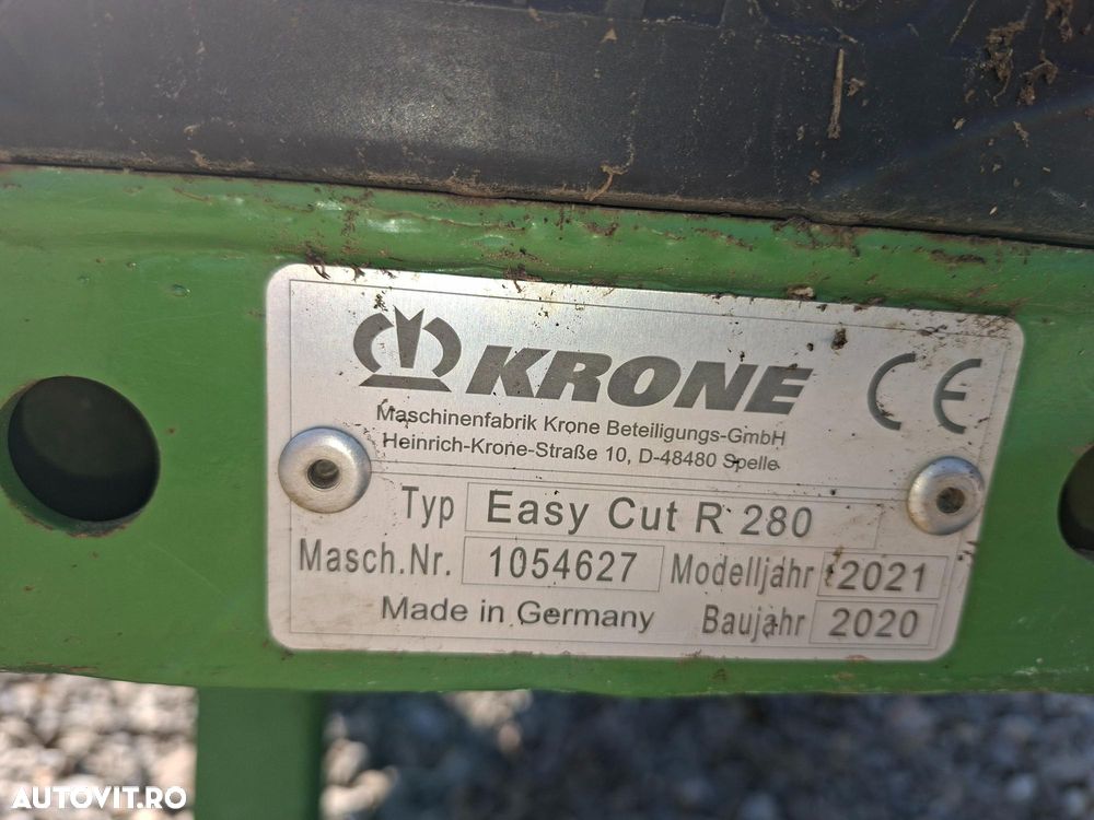 Krone EASY CUT R 280 COSITOARE - 11