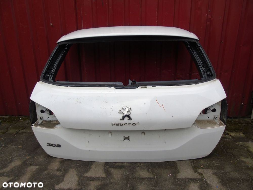 Peugeot 308 II T9 klapa tylna bagażnika - 1