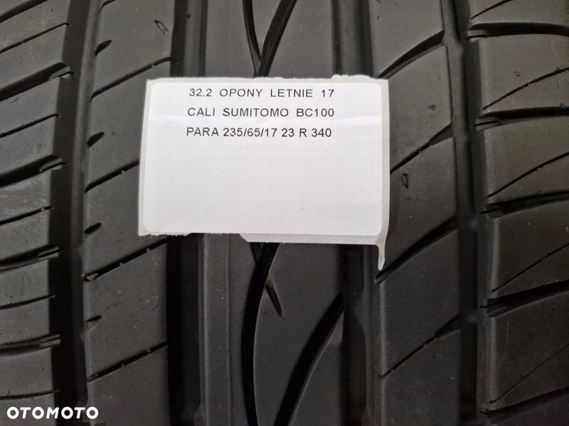 2 OPONY LETNIE 17 CALI SUMIMOTO BC100 235/65/R17 2023r - 9