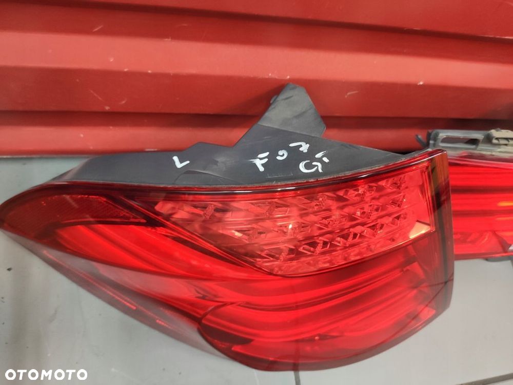 BMW 5 GT F07 LAMPY TYŁ TYLNE W KLAPĘ I W BŁOTNIK EUROPA KPL ORYG - 3