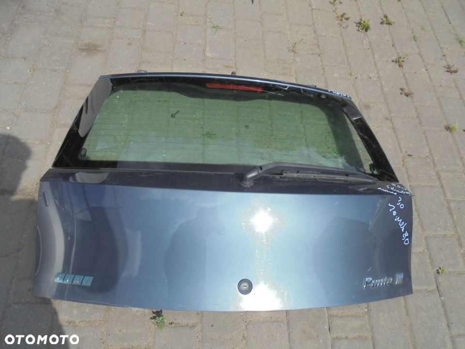 KLAPA TYLNA FIAT PUNTO 2 5 DRZWI SZYBA WKŁADKA SILNICZEK RAMIE TAPICERKA - 1
