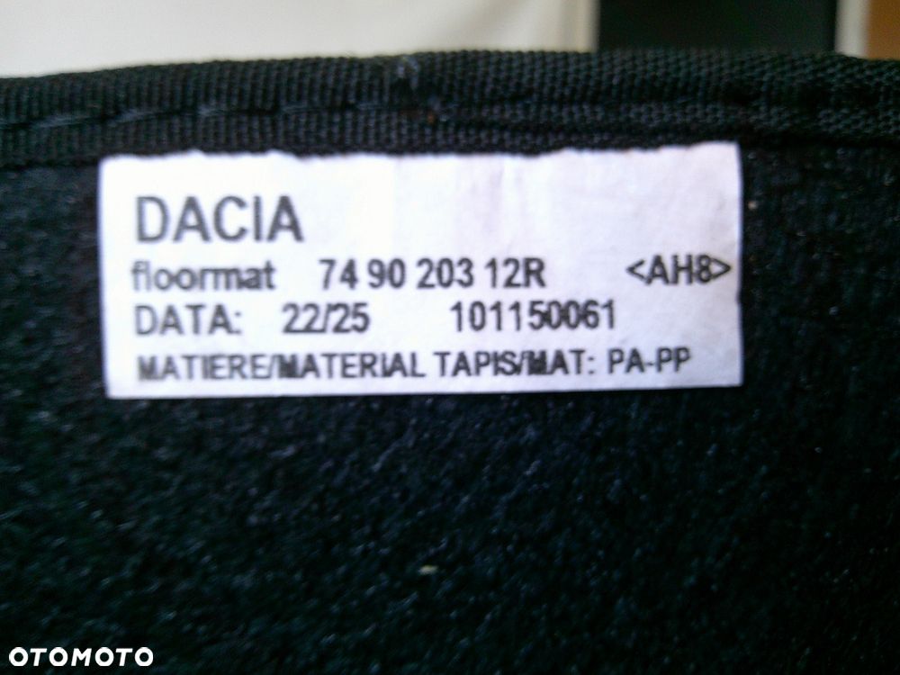 dacia jogger dywaniki nowe oryginał welurowe - 5