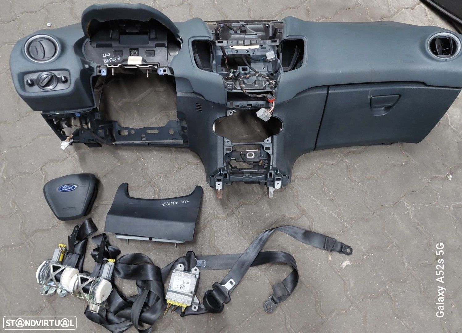 Conjunto airbags, pré-tensores e tablier para Ford Fiesta MK7 - 1