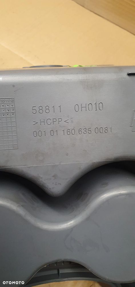 Tunel środkowy osłona tunelu Toyota Aygo I 58811-0H010 - 7