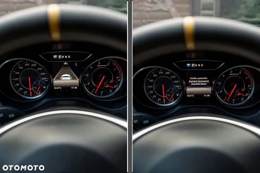 Mercedes-Benz Klasa A AMG 45 4Matic AMG Speedshift 7G-DCT Yellow Night Edition - 29