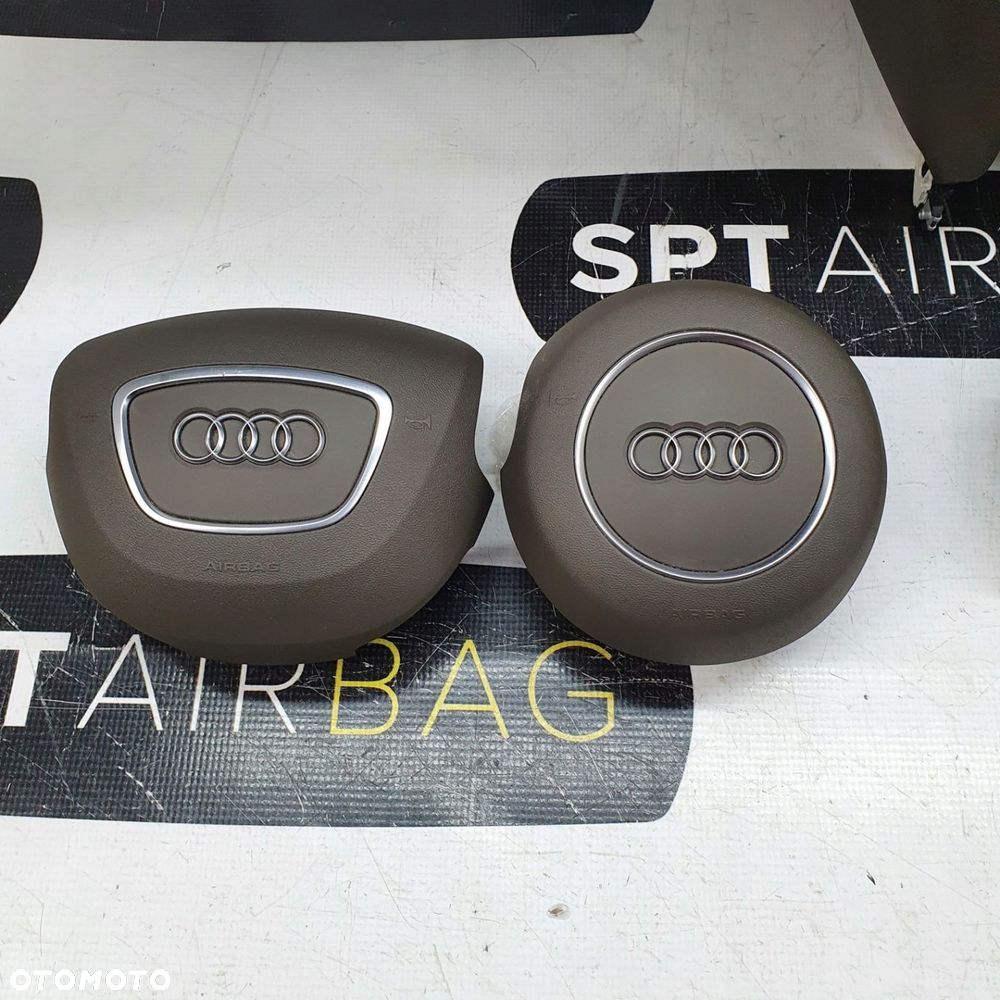 AUDI A4 B8 DESKA ROZDZIELCZA KONSOLA KOKPIT PULPIT PODUSZKI AIRBAG AIR BAG PASY KIT SET - 7