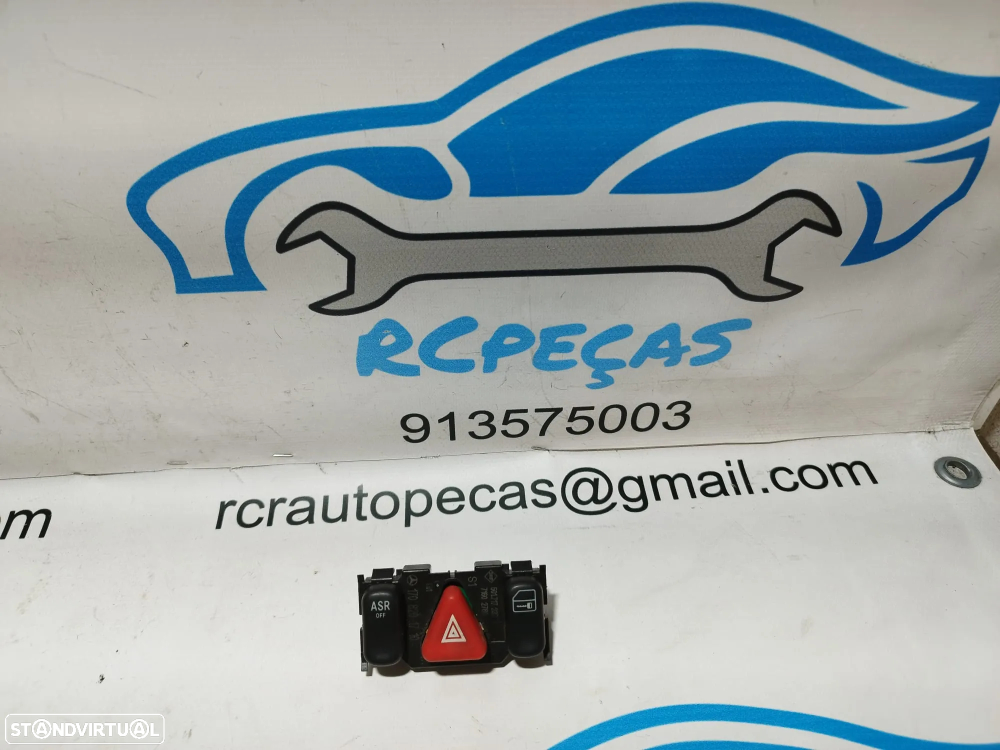 MODULO SWITCH BOTÃO QUATRO 4 PISCAS ASR TRANCAR /DESTRANCAR MERCEDES SLK R170 1708201710 - 4
