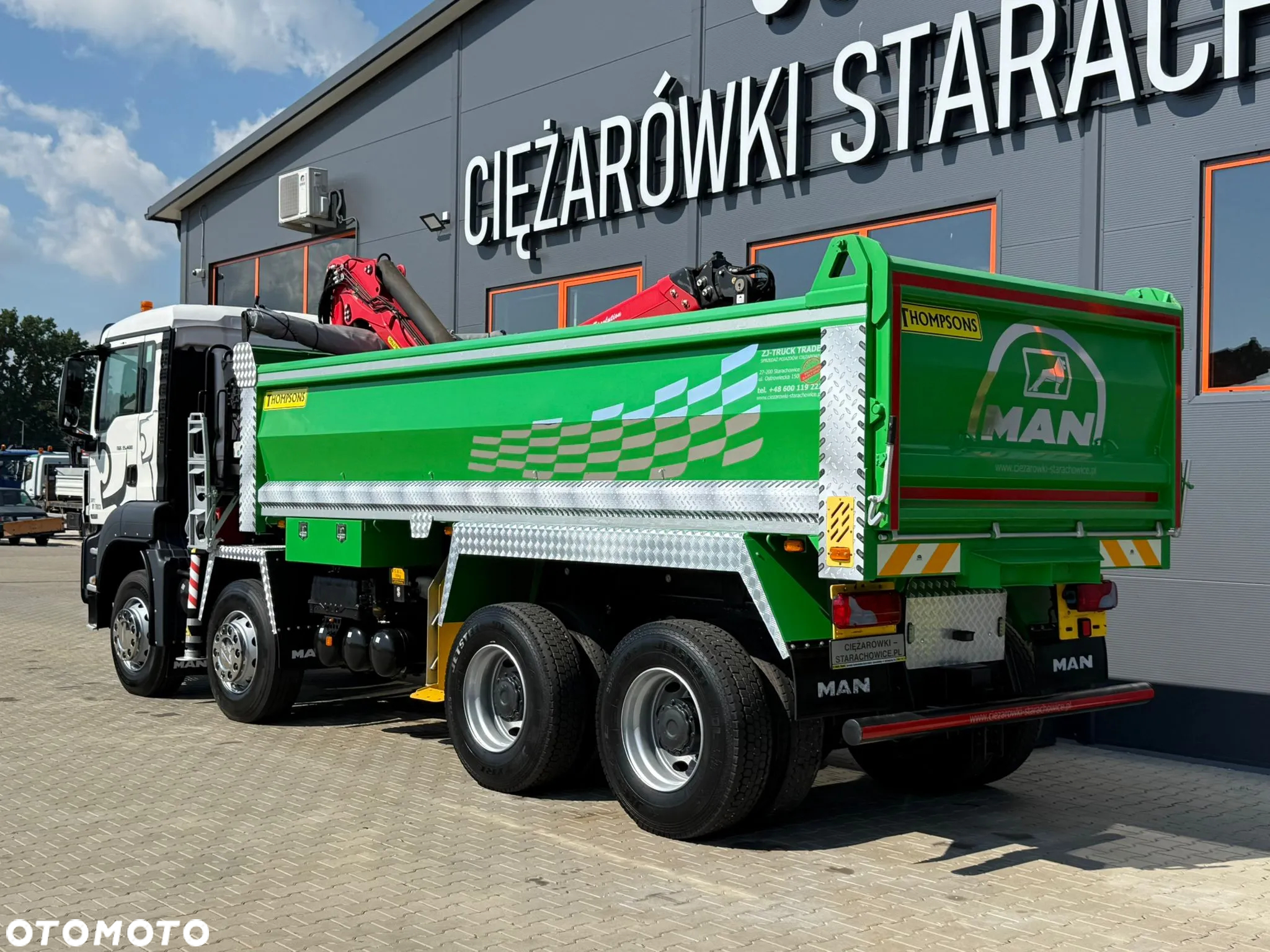 MAN MAN TGS TGX 35.400 // 8x4 // E5 // wywrotka kiper + HDS z czerpakiem / - 5