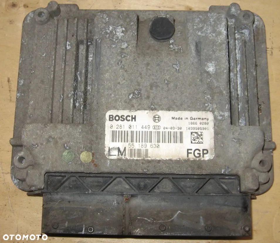 sterownik silnika VECTRA SIGNUM 1.9 CDTI 0281013408 0281011449 - 2