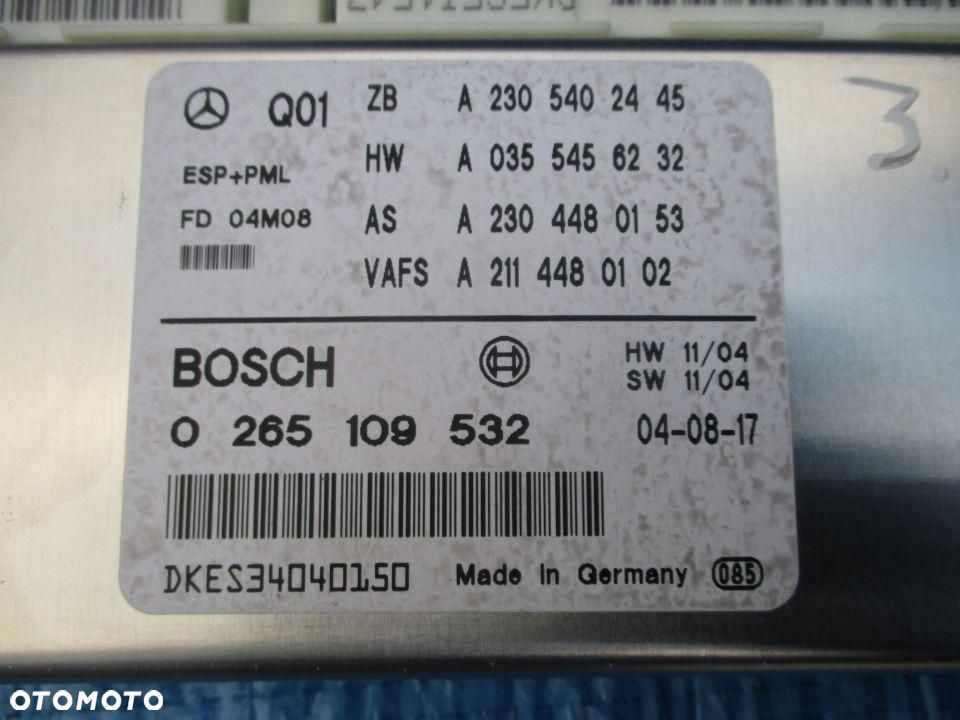 MERCEDES W219 W230 MODUŁ ESP PML STEROWNIK 0265109532 - 2