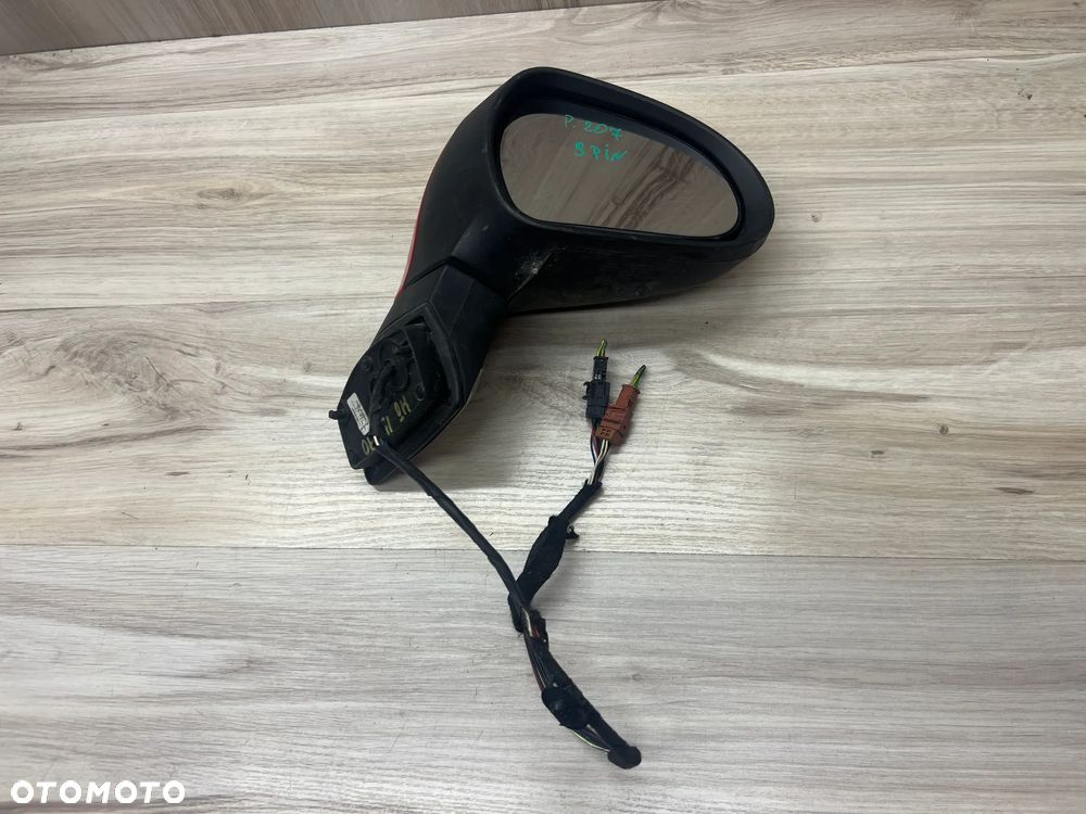 LUSTERKO PRAWE PEUGEOT 207 9PIN - 1