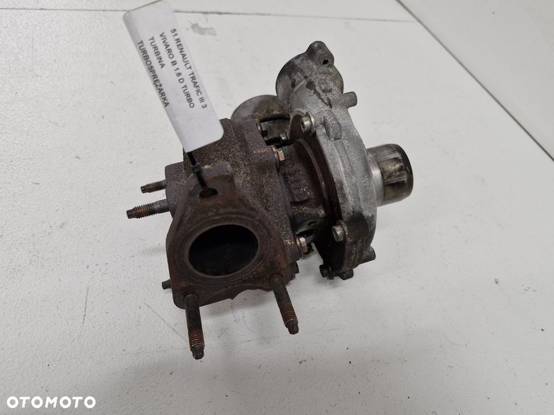 RENAULT TRAFIC III 3 VIVARO B 1.6 D TURBO TURBINA TURBOSPRĘŻARKA 54389700005 - 9