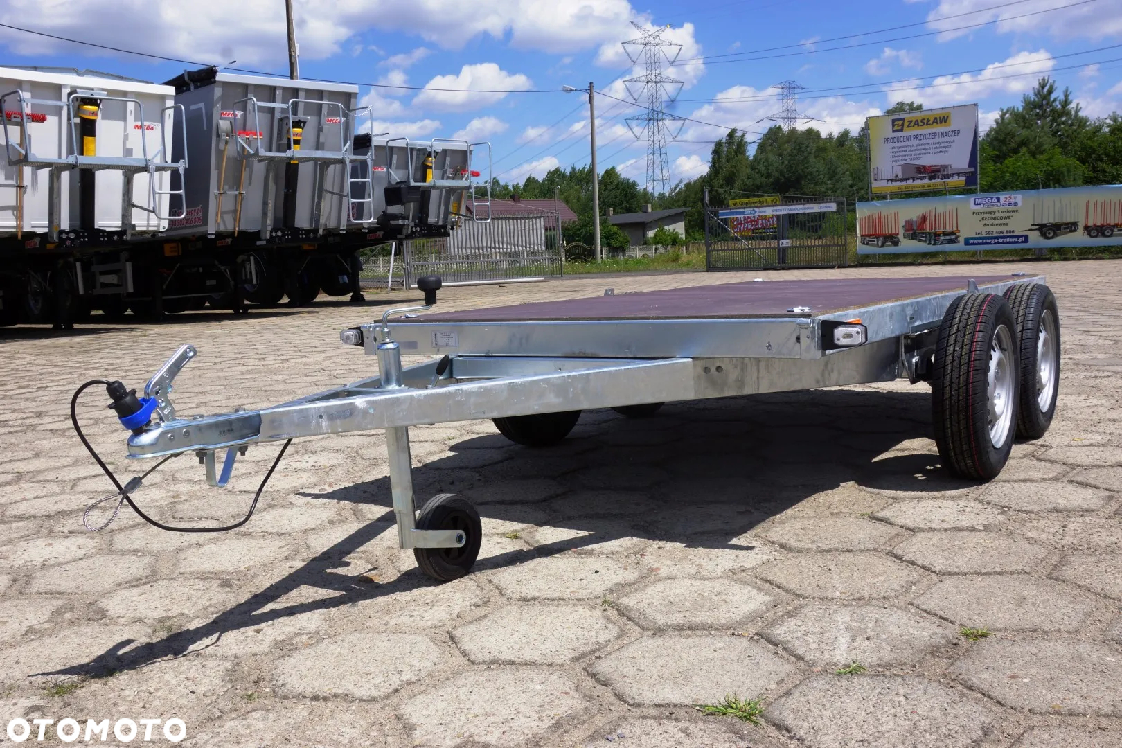 Zaslaw 1 oś, przyczepa prawko B, 750 kg DMC  MOCNA I SOLDNA - 23