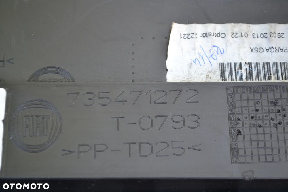 FIAT DOBLO II OPEL COMBO D SCHOWEK PASAŻERA CZARNY EUROPA 735471272 - 4
