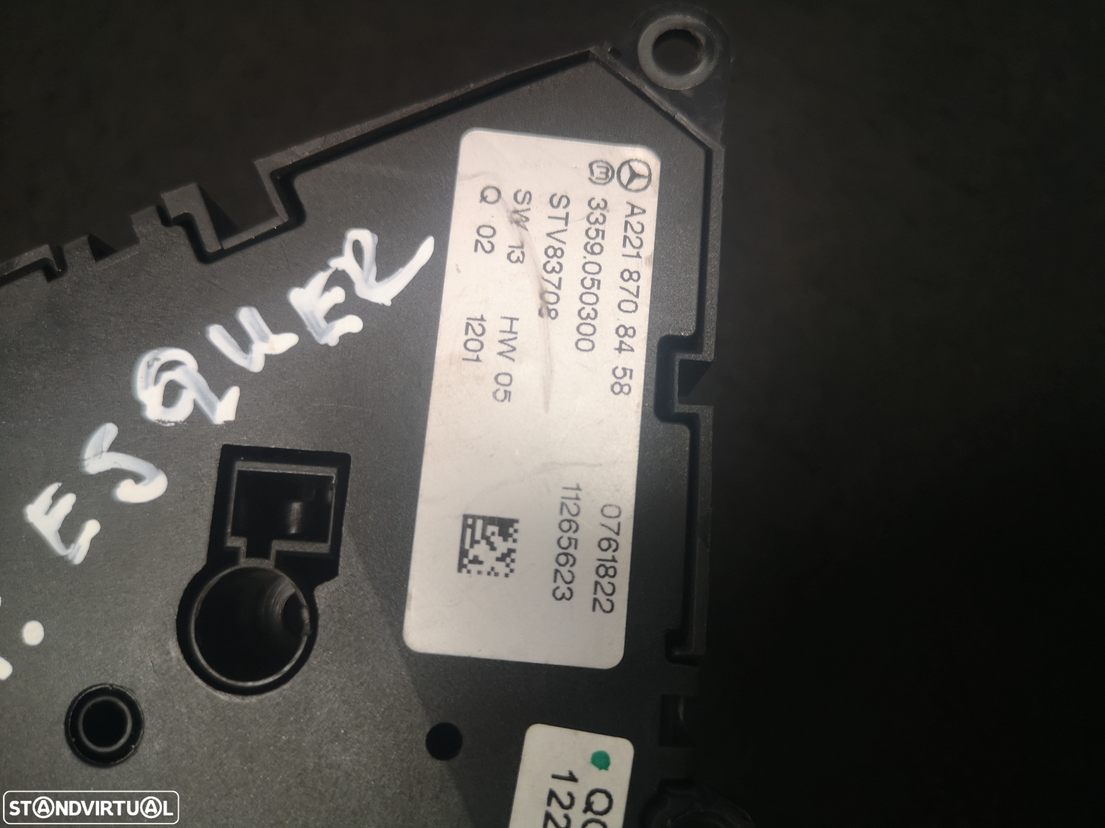 Interruptor comando de bancos frente esquerda Mercedes w221 class S 2006-2013 2(x no estoque) - 5