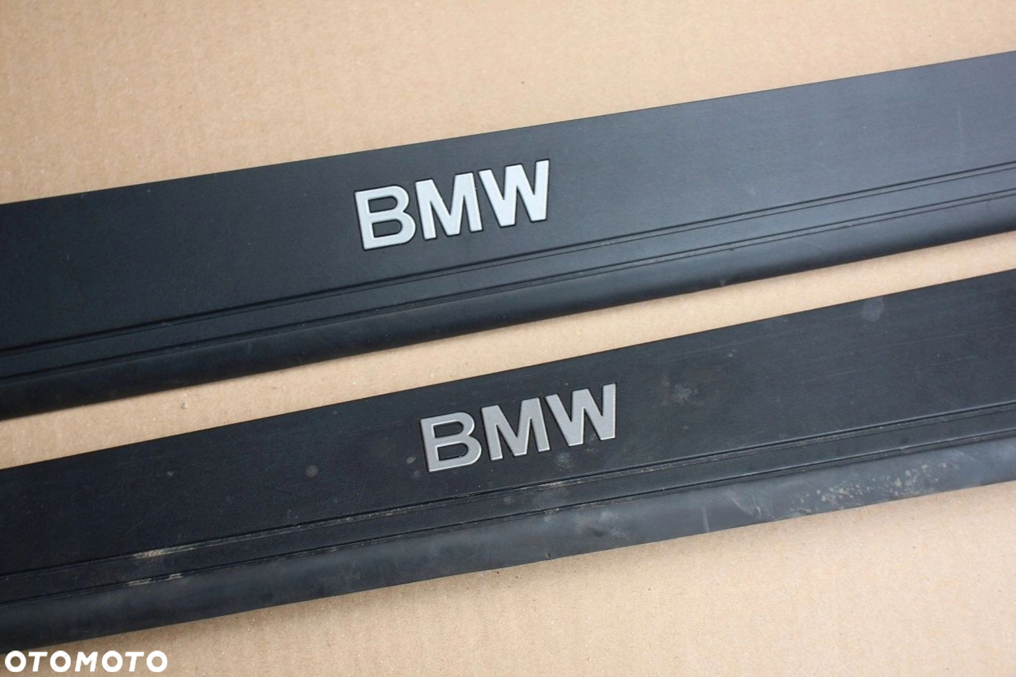 Listwy na progi progowe BMW e85 z4 oryginalne 7016653 7016654 czarne - 3
