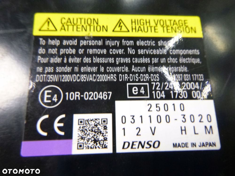 ASTON MARTIN VANTAGE DB9 PRZETWORNICA MODUŁ LAMPY REFLEKTORA XENON - 7