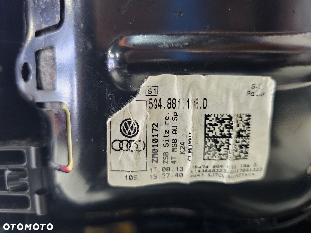 FOTEL STELAŻ PASAŻERA AUDI A3 8V SPORTBACK 5Q4881106D - 9