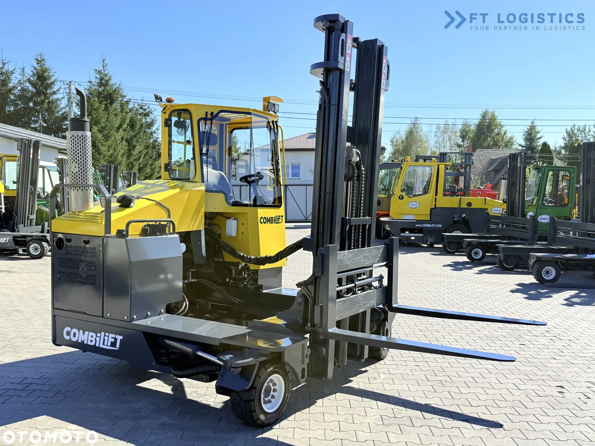 Combilift WÓZEK CZTEROKIERUNKOWY - WIELOKIERUNKOWY C4000 / DIESEL / DUPLEX 4100MM /JEDYNE 2888 MOTOGODZIN /  POZYCJONER WIDEŁ / PEŁNA KABINA - OGRZEWANIE / STAN IDEALNY / Szeroka oferta wózków czterokierunkowych i bocznych, dopasowanych do różnorodnych potrzeb i zastosowań - 21