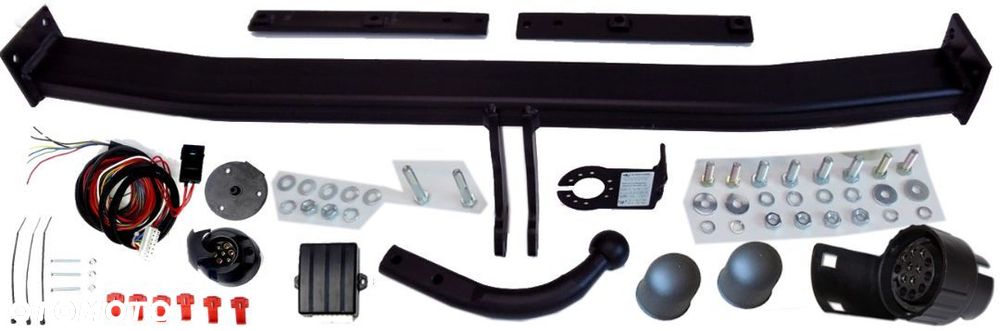 HAK HOLOWNICZY + MODUŁ + WIĄZKA + GNIAZDO 7 PIN/13P RENAULT GRAND SCENIC 3 III od 2009 - 10