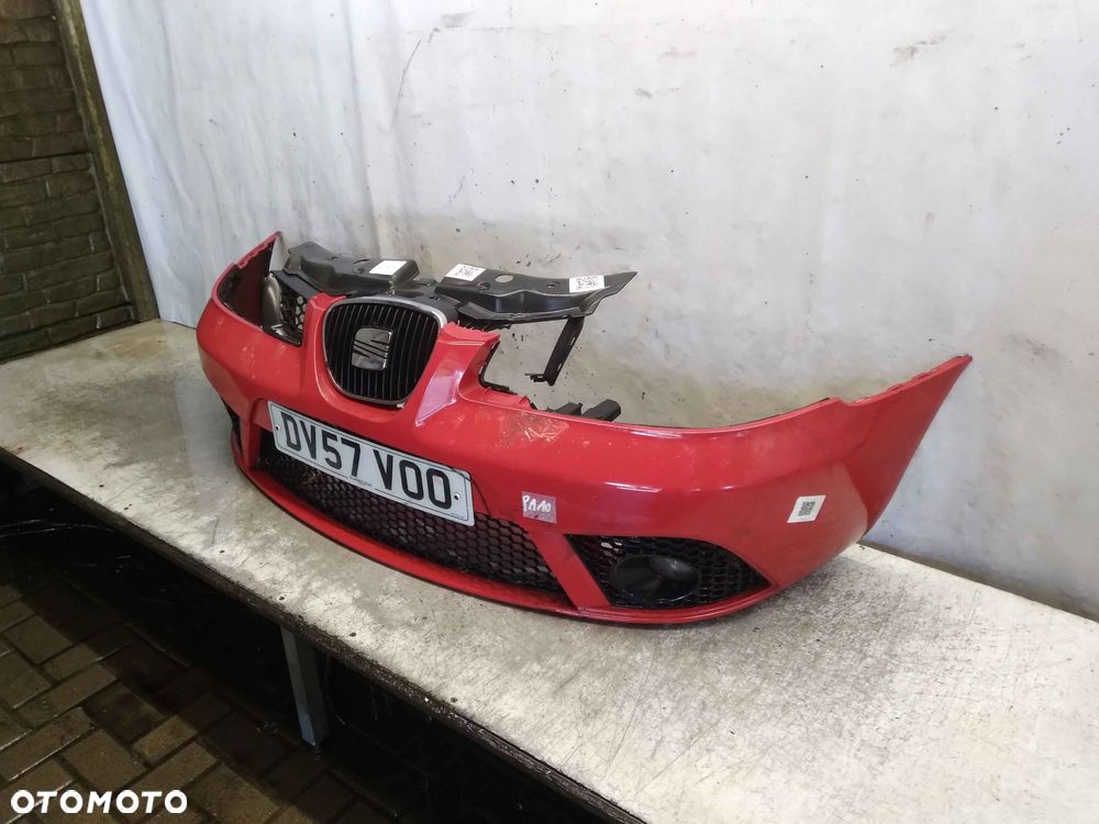 ^ ZDERZAK PRZÓD PRZEDNI SEAT IBIZA 3 III LIFT FL LS3H CZERWONY HALOGENY - 3