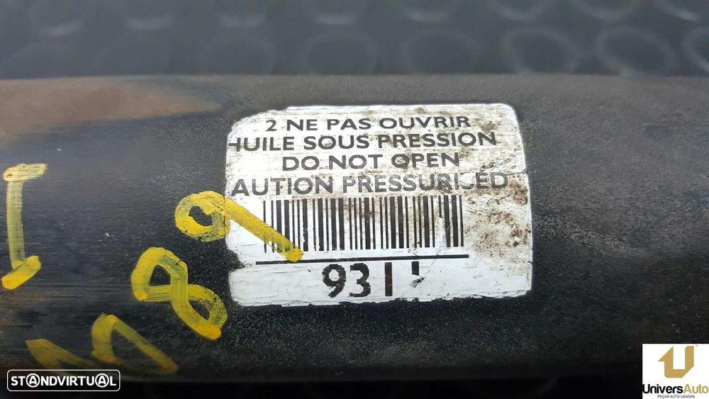 AMORTECEDOR TRASEIRO ESQUERDO PEUGEOT 3008 ALLURE - 2