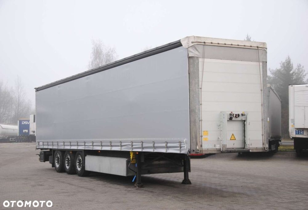 Schmitz Cargobull Kurtyna, podnoszona oś, kosz paletowy