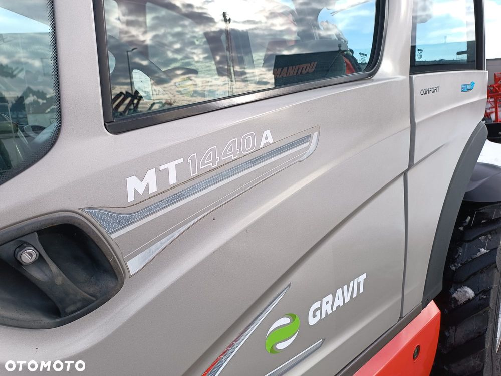 Manitou ładowarka teleskopowa MT 1440 A homologacja pracy z koszem - 10