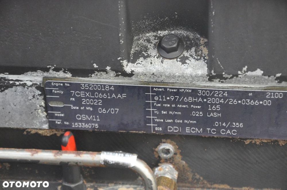 SILNIK CUMMINS TEREX TA25  Model QSM11 - 7