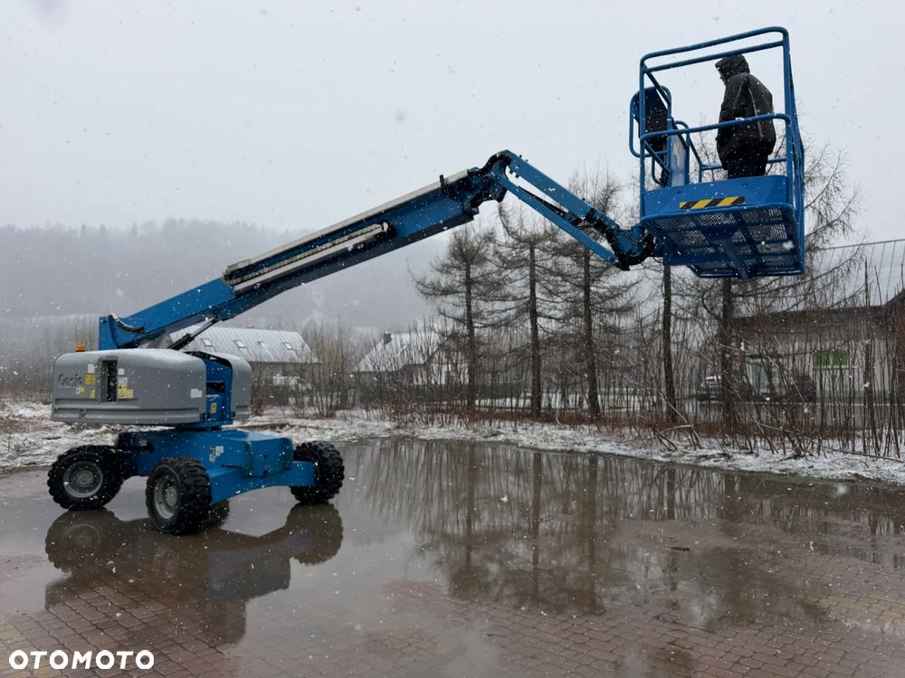 Genie S-45 Zwyżka Podnośnik Teleskopowy terenowy 4x4 wysokość 16 m Silnik DEUTZ. Maszyna jak Nowa z Urzędu Norweskiego Komuny! 2016 rok. Spalinowo- elektryczna Zadbana. Zero luzów wycieków! Okazja! 2 x Sterowanie maszyną góra i dół. Przetwornica gniazdo 220 volt. Poziomowanie oraz obrót kosza! OKAZJA. Aktualna Dekra Do 2027 roku !!! - 3