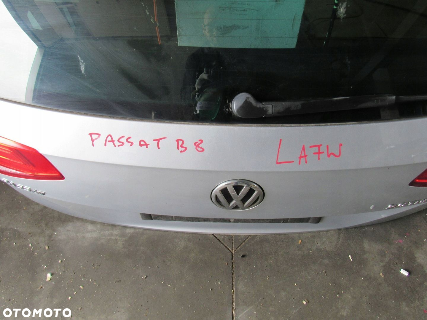Volkswagen PASSAT B8 2017 Tylna klapa bagażnika la7w kombi - 5