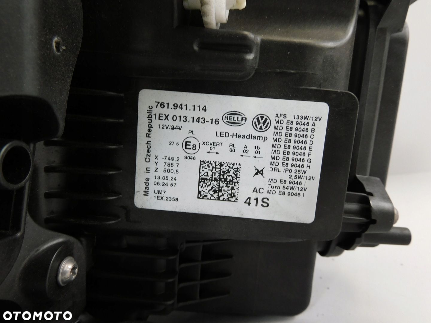 Lampa przód PRAWA VW Touareg 761 3 III FULL LED 18-23 761941114 CAŁA CHROM - 15