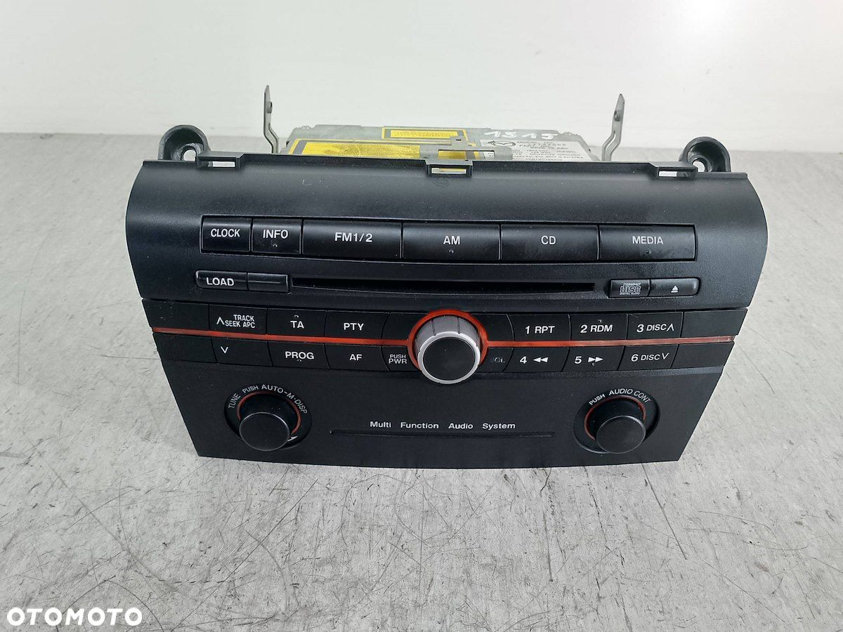 RADIO  MAZDA 3 ( 03-09 ) 14794008 BR2B66AR0 - 1