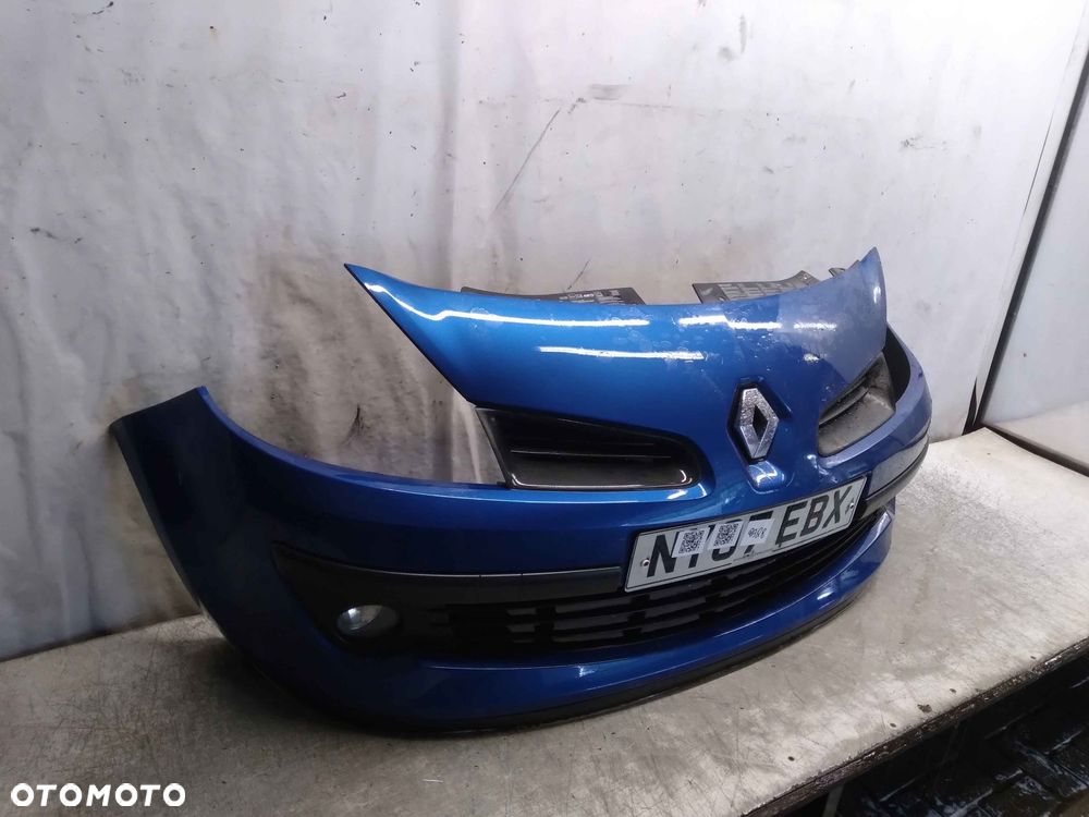 @ ZDERZAK PRZÓD PRZEDNI DO RENAULT CLIO III 3 KOD KOLOR NV432 NIEBIESKI - 2