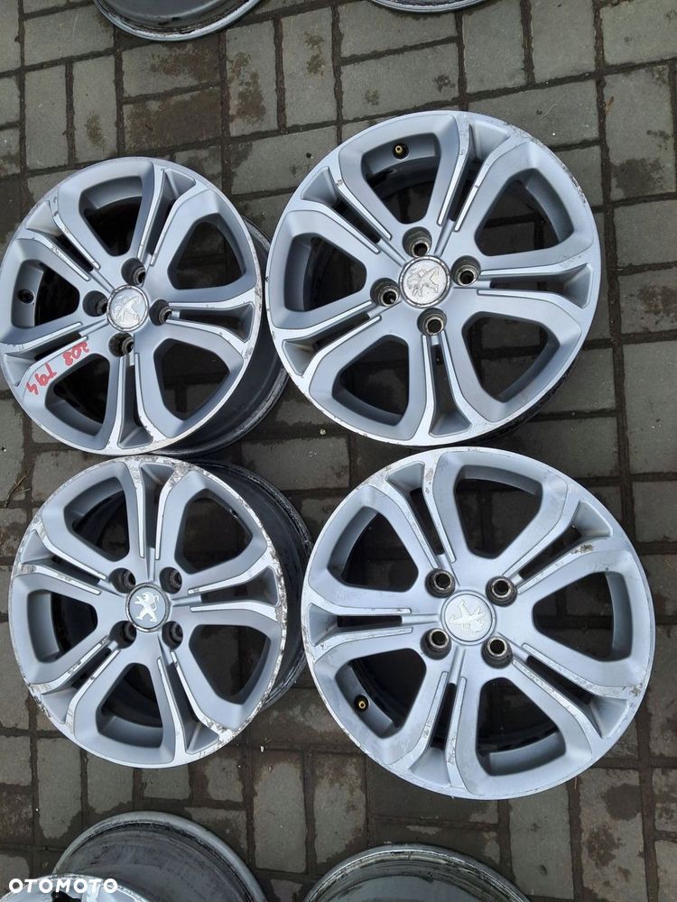peugeot 208 felgi aluminiowe 16" 9673773677 et23 6" 4x108 - 1