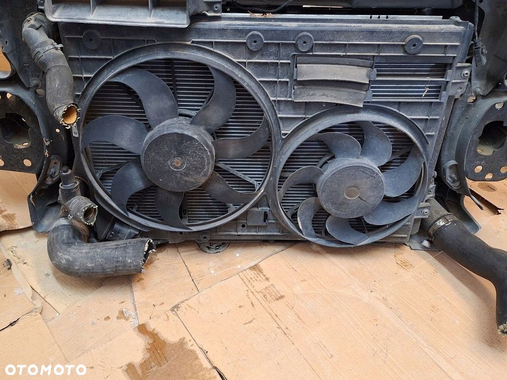 vw passat b7 2010- maska zderzak przod chlodnice kompletny przod demontaz - 5