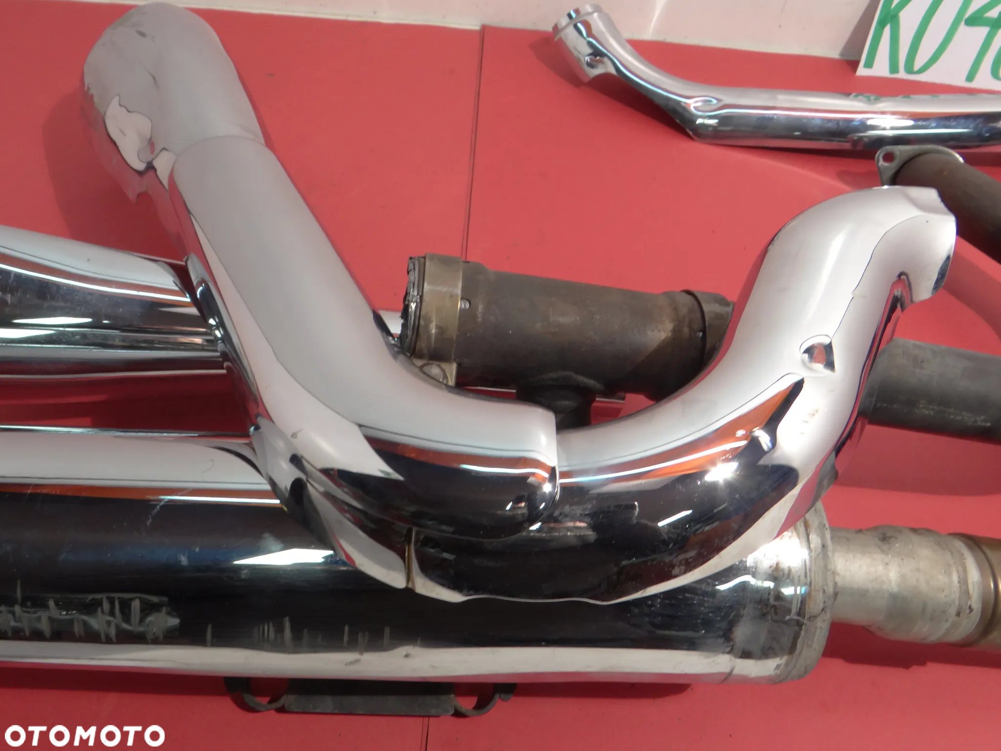 K046  Kawasaki VN 2000 VULCAN TŁUMIK WYDECH KOLEKTOR WYDECHOWY 2004-2009 KAW4662000 - 32