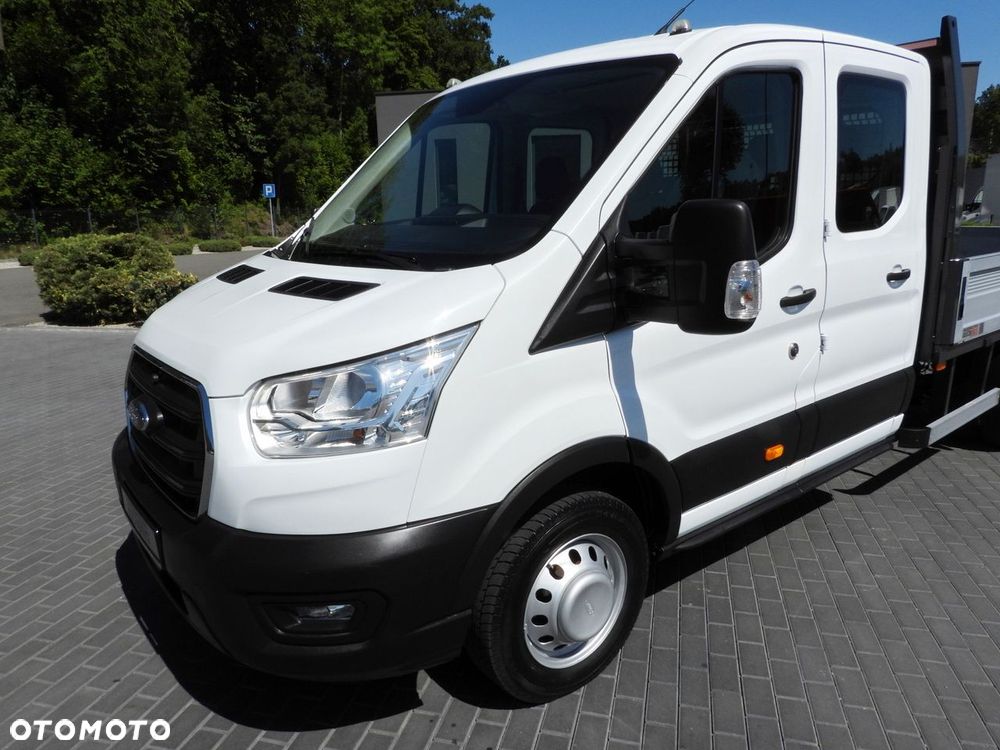 Ford TRANSIT SKRZYNIA PODWÓJNA KABINA DOKA 7 MIEJSC BLIŹNIACZE KOŁA KLIMATYZACJA  130KM - 19