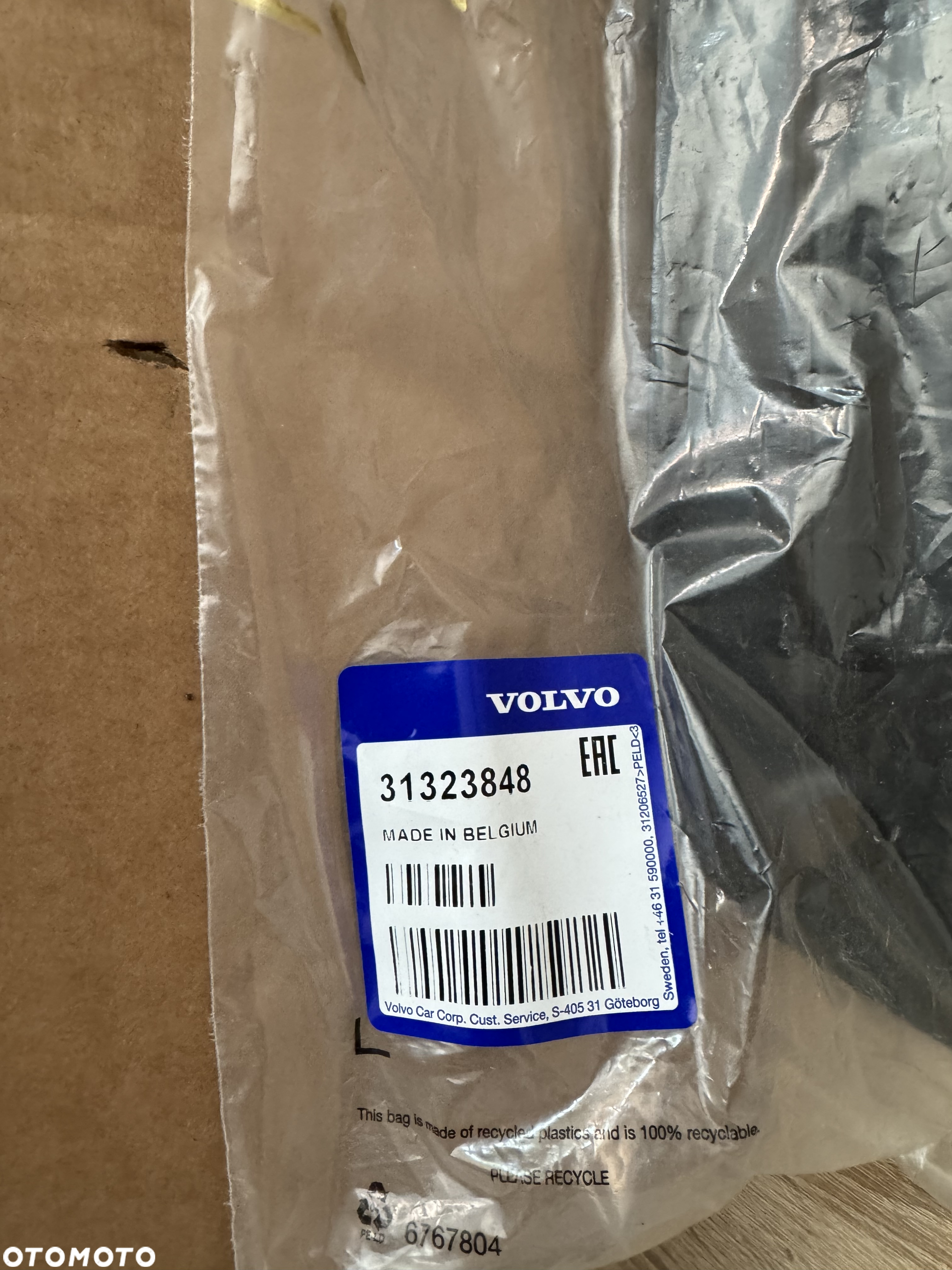 Volvo S60 V60 zaślepka zderzaka przód lewa 31323848 - 3
