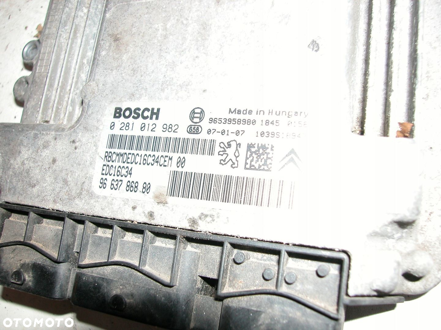 SCUDO EXPERT 1.6 HDI KOMPUTER SILNIKA 0281012982 - 2
