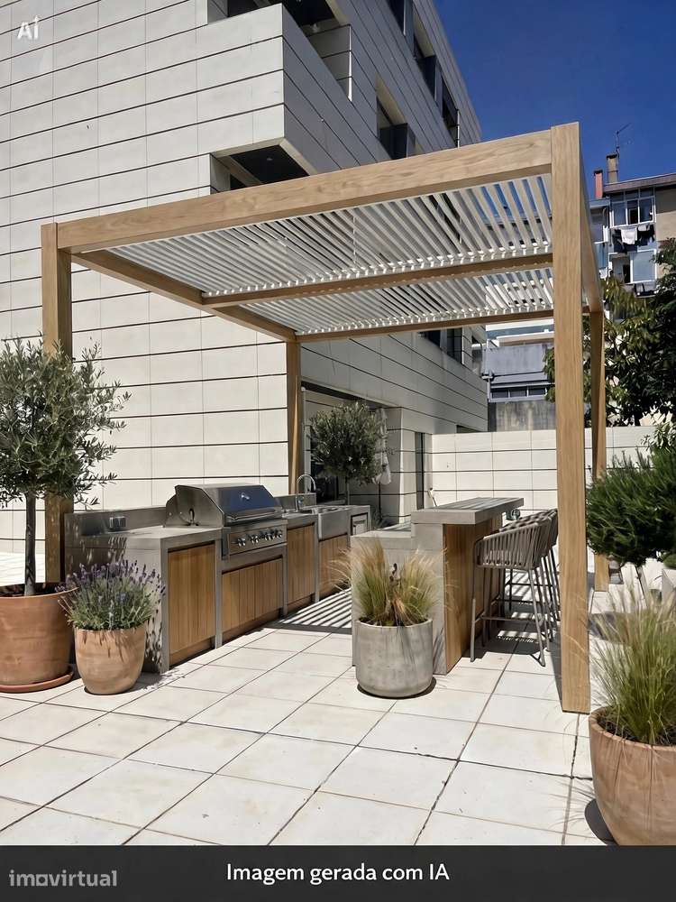 Apartamento T1+1 com Jardim Privativo e Terraço Exclusivo - Grande imagem: 2/17