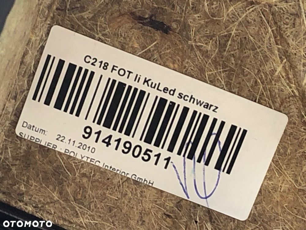 BOCZEK DRZWI LEWY TYŁ  MERCEDES-BENZ CLS (C218) 2011 - 2017 CLS 350 CDI / d (218.323) 195 kW [265 - 5