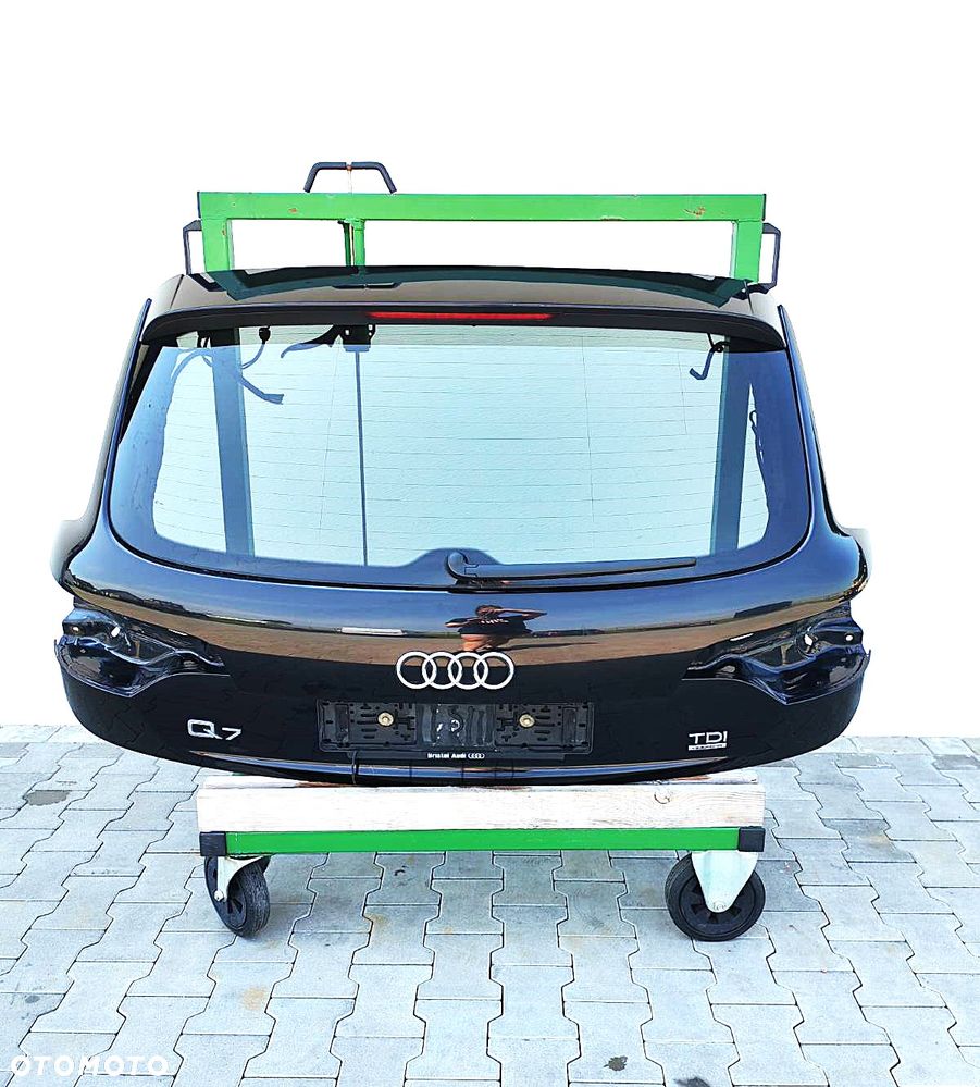 AUDI Q7 4L LIFT 09-15R KLAPA BAGAZNIKA S-LINE CZARNA LC9X SZYBA - 1